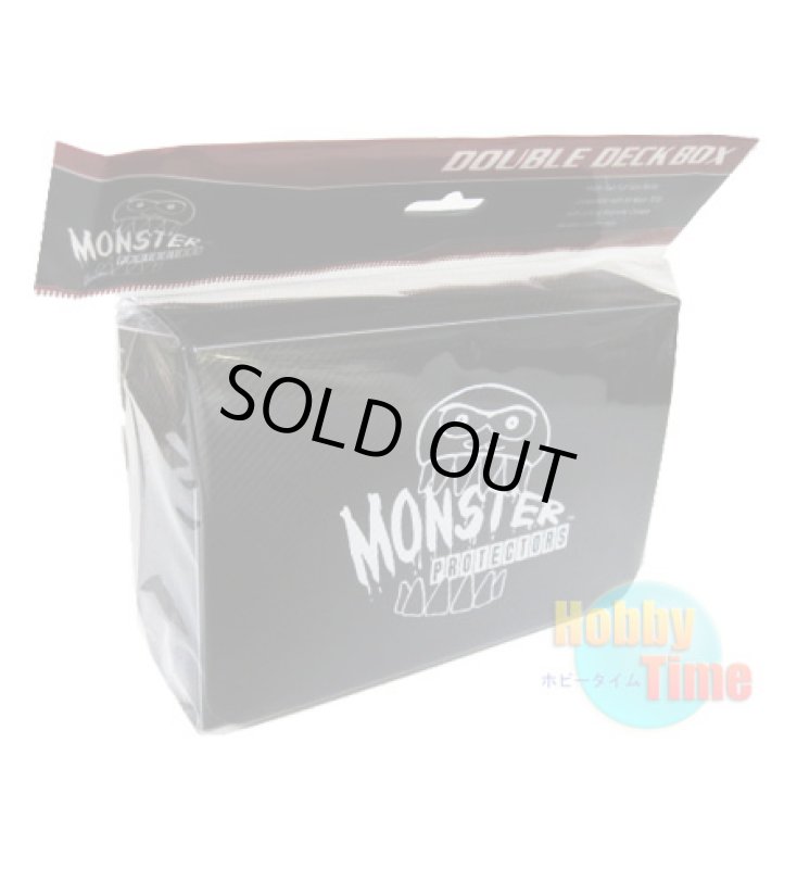 画像1: MONSTER PROTECTORS ダブルデッキケース ブラック (1)