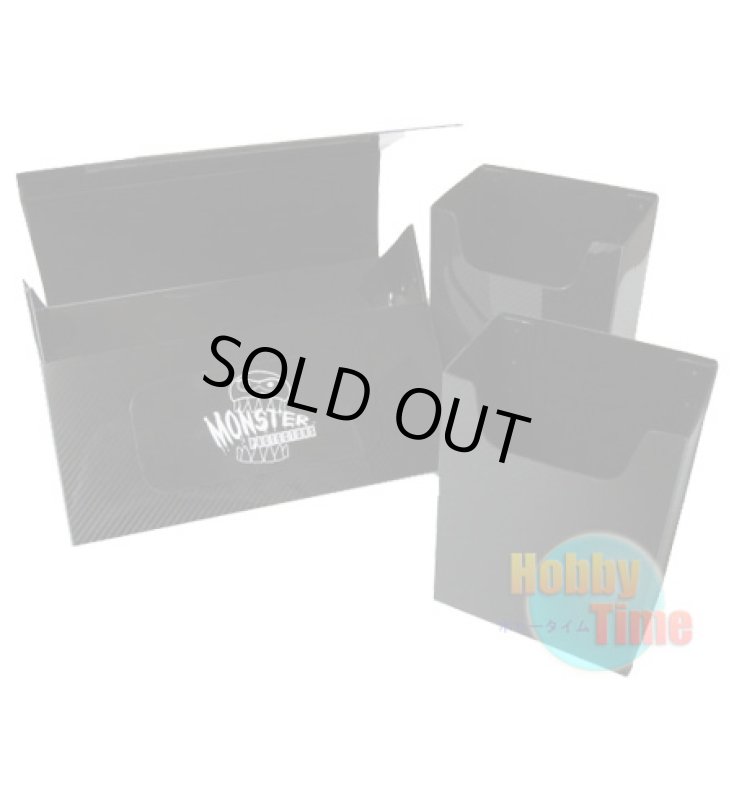画像2: MONSTER PROTECTORS ダブルデッキケース ブラック (2)