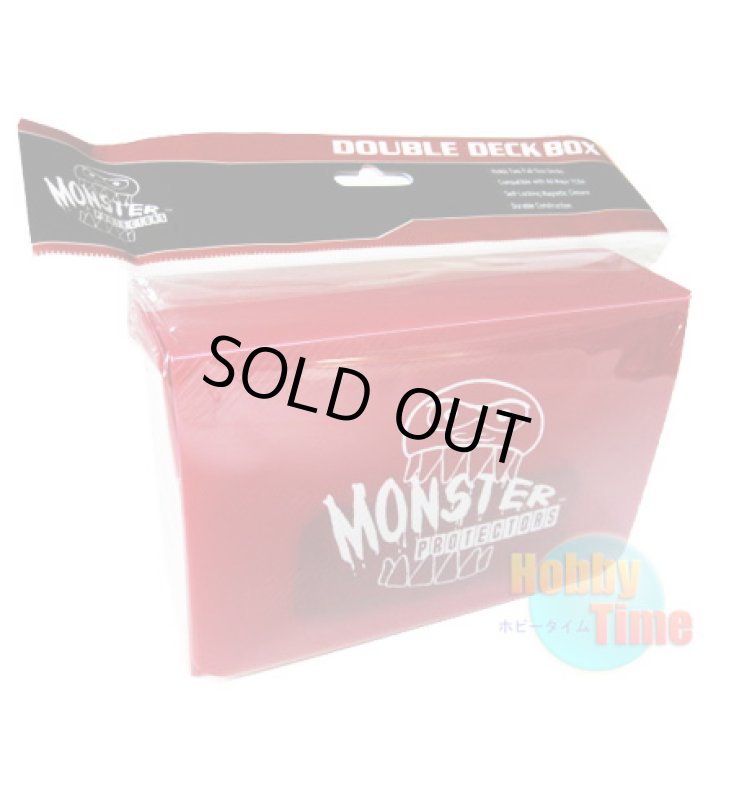 画像1: MONSTER PROTECTORS ダブルデッキケース レッド (1)
