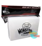 画像1: MONSTER PROTECTORS ダブルデッキケース ホワイト (1)
