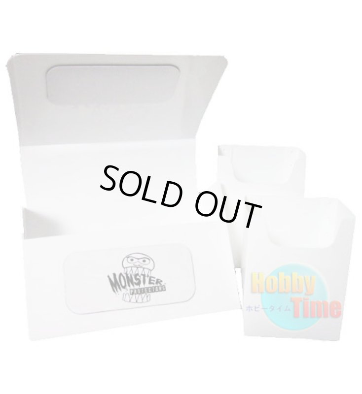 画像2: MONSTER PROTECTORS ダブルデッキケース ホワイト (2)