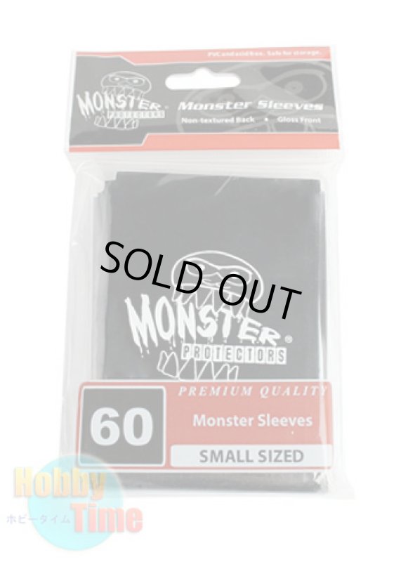 画像1: MONSTER PROTECTORS カードスリーブ ブラック 【60枚入り / 遊戯王サイズ】 (1)