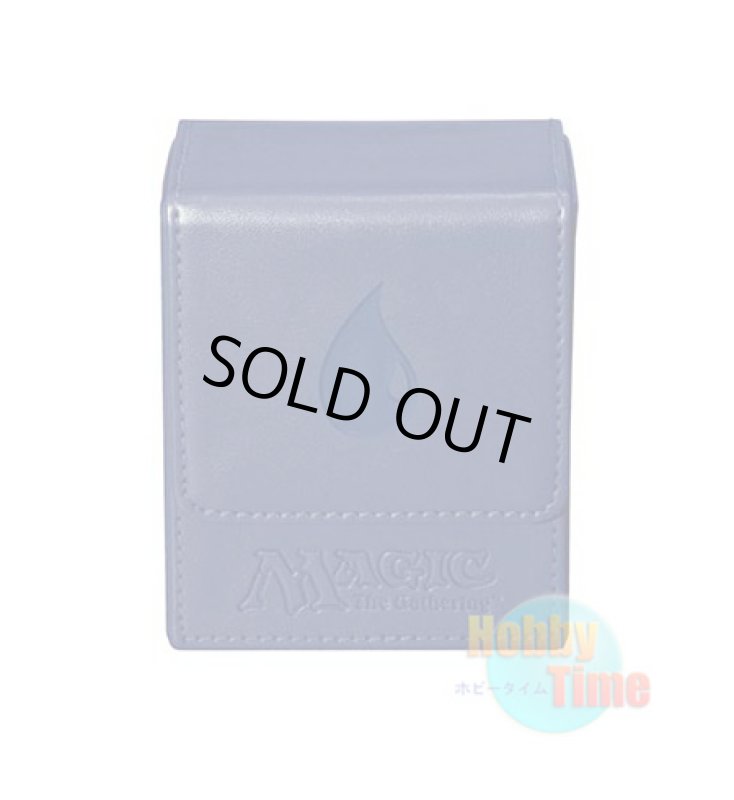 画像1: Ultra・PRO MTG 革風フリップ デッキボックス マナシンボル 青 (1)