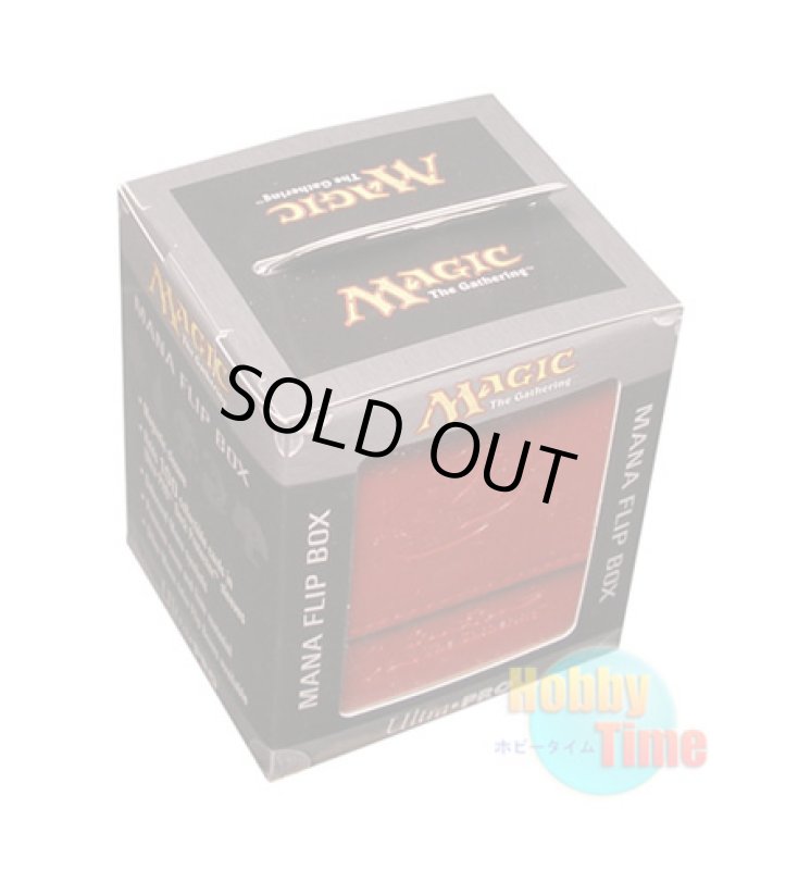 画像2: Ultra・PRO MTG 革風フリップ デッキボックス マナシンボル 赤 (2)