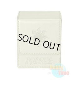 画像1: Ultra・PRO MTG 革風フリップ デッキボックス マナシンボル 白