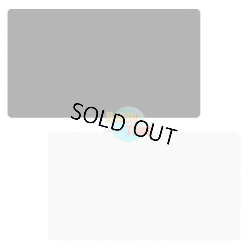 画像1: ★ 2枚セット ★ プレイマット ブランク 無地 【ブラック & ホワイト】 (1)