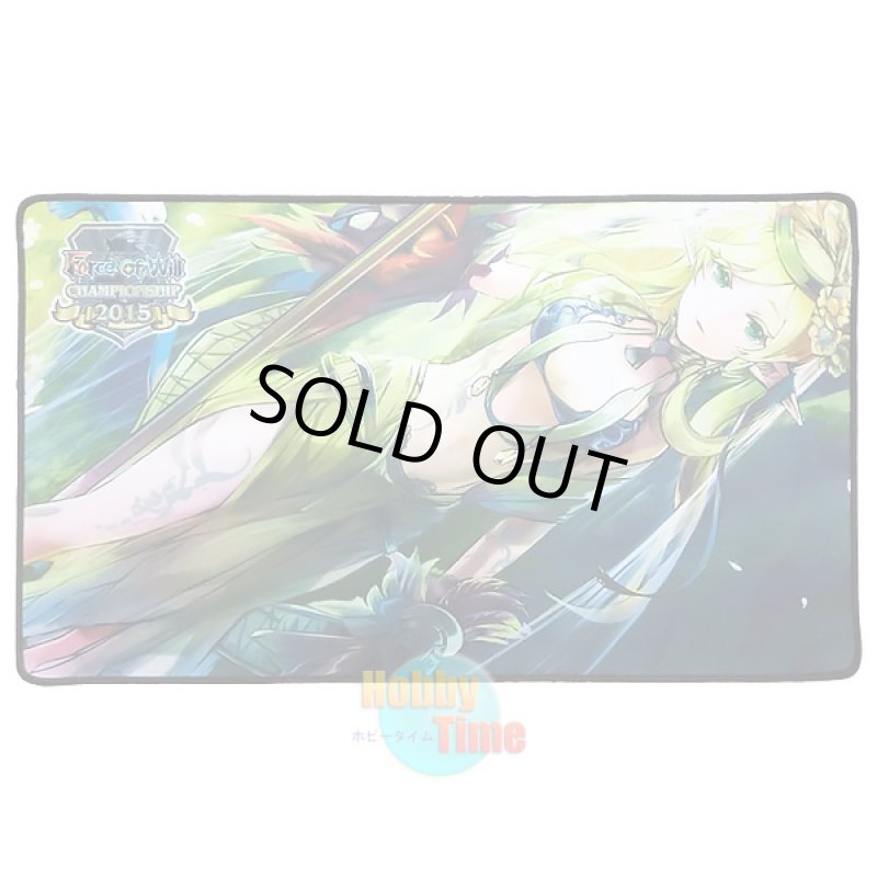 画像1: フォース・オブ・ウィル プレイマット 2015 CS エルフの神子 フィースシング (1)