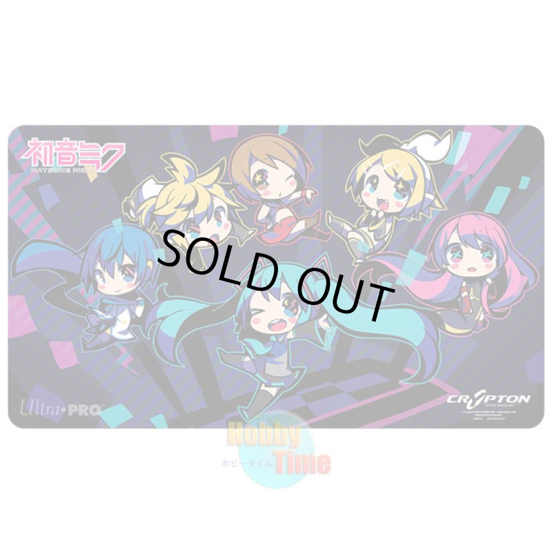 画像1: Ultra・PRO プレイマット 初音ミク Chibis (1)