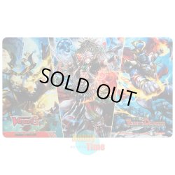 画像1: ヴァンガード 英語版 プレイマット G-CHB02-SP 全智竜 フェルニゲーシュ & 枢機の征討神 カムスサノオ & 大銀河総督 コマンダーローレルＤ