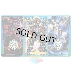 画像1: ヴァンガード 英語版 プレイマット G-TCB02-SP 無法怪神 オブティランドス & 伏魔忍竜 シバラックバスター & 全智竜 アーヴァンク