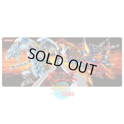 画像1: 英語版 プレイマット GLD4 青眼の白龍 & 海馬瀬人 & ＸＹＺ－ドラゴン・キャノン