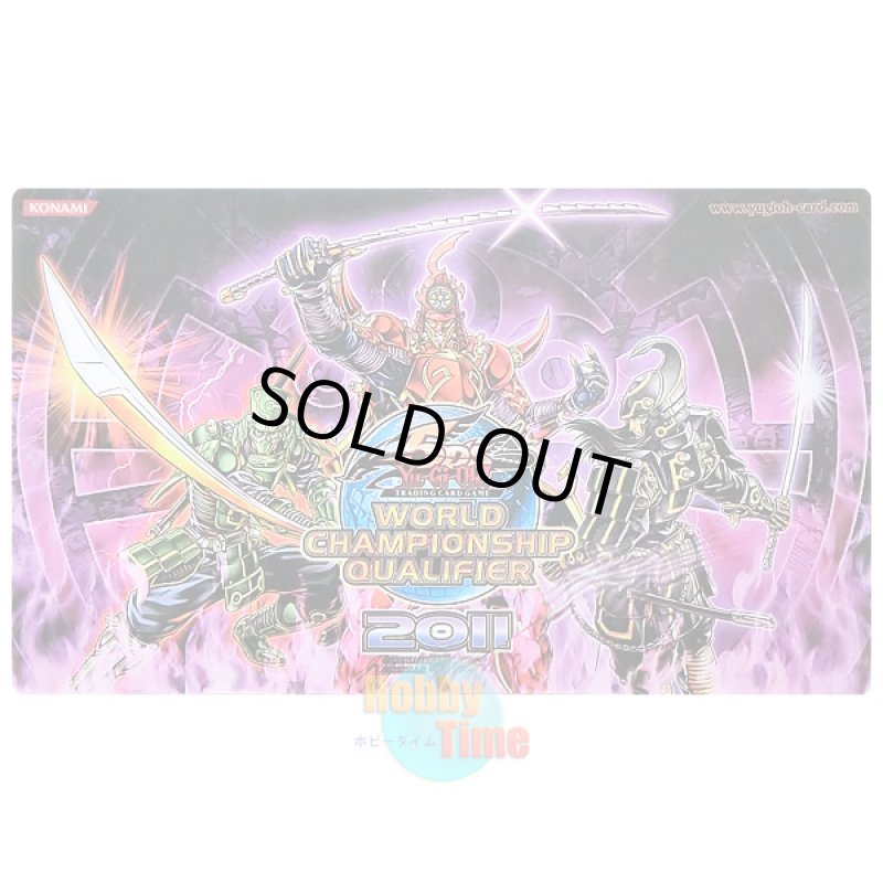 画像1: 英語版 プレイマット 2011 WCS-Q 真六武衆－エニシ & 真六武衆－シエン & 真六武衆－キザン (1)