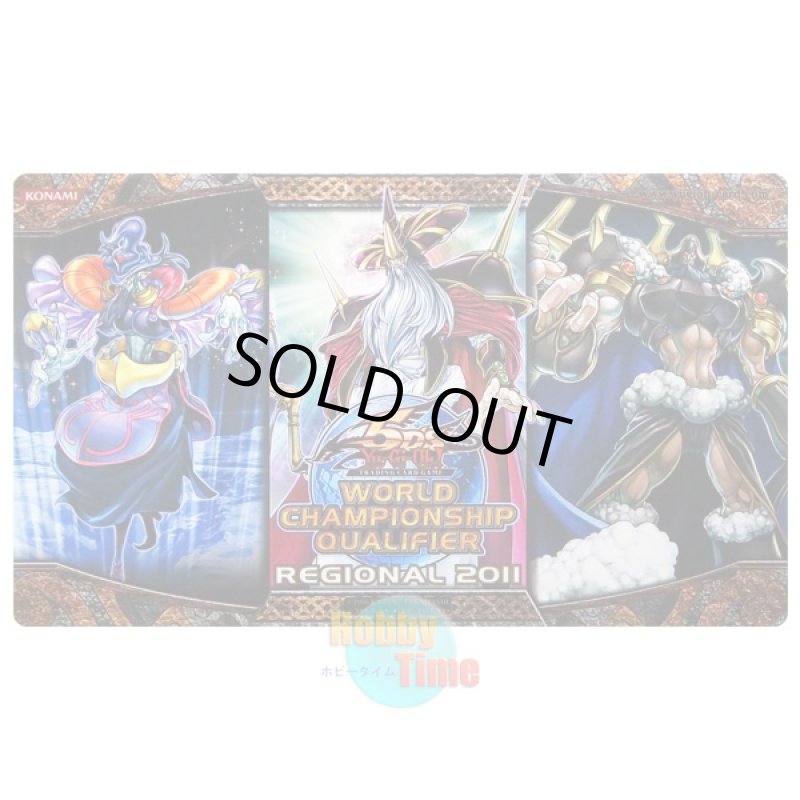 画像1: 英語版 プレイマット 2011 WCS-RQ 極神皇ロキ & 極神聖帝オーディン & 極神皇トール (1)