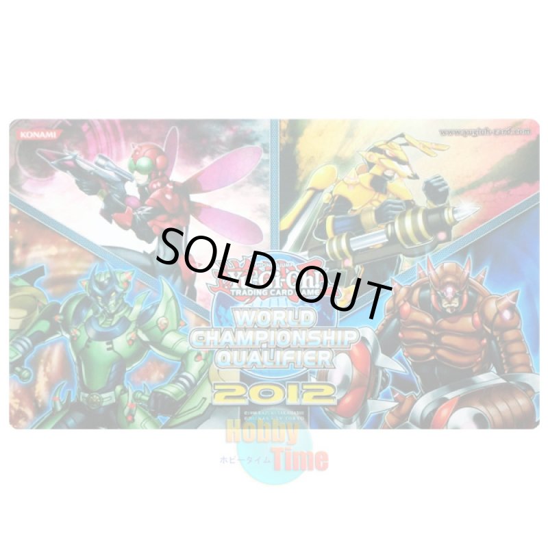 画像1: 英語版 プレイマット 2012 WCS-Q 甲虫装機 ギガマンティス & ダンセル & ホーネット & センチピード (1)