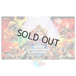 画像1: 英語版 プレイマット 2013 WCS-RQ 炎星－セイヴン & スネイリン & ユウシ & ヒエンシャク & ソウコ & リュウシシン & ホークエイ & エンショウ