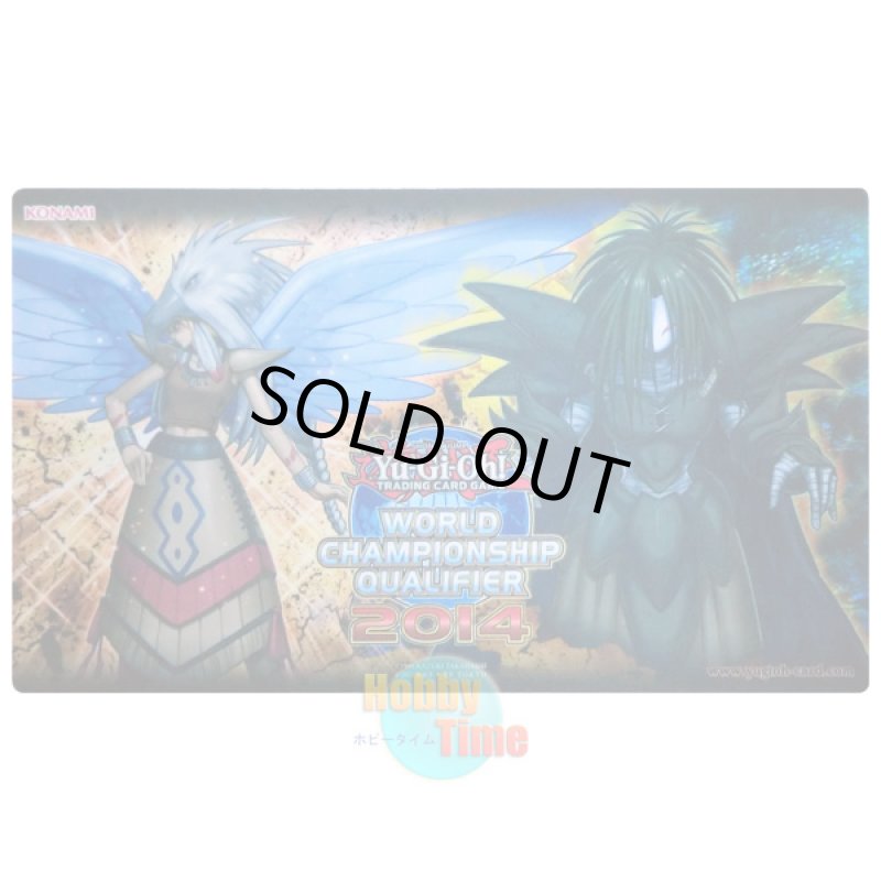 画像1: 英語版 プレイマット 2014 WCS-Q ガーディアン・エアトス & ガーディアン・デスサイス (1)