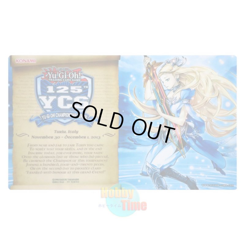 画像1: 英語版 プレイマット YCS 125th 湖の乙女ヴィヴィアン (1)