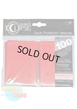 画像1: Ultra・PRO 非光沢 カードスリーブ ECLIPSE レッド 100枚入り ウルトラ・プロ イクリプス プロテクター (スタンダードサイズ)