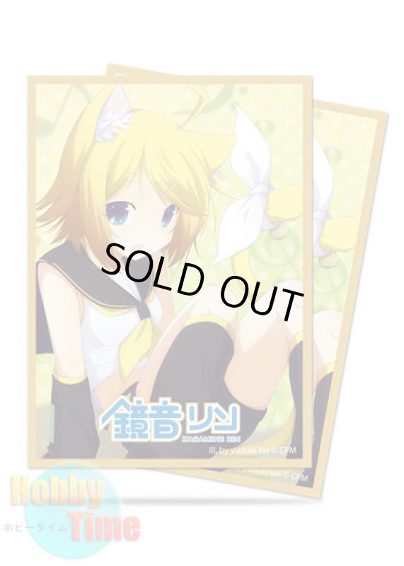 画像1: Ultra・PRO カードスリーブ 鏡音リン 猫耳 50枚入り (スタンダードサイズ) プロテクター (1)