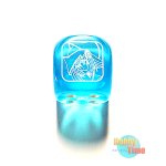 画像1: 英語版 特製コレクティブルダイス 2022 LDS3 ブラック・マジシャン・ガール (クリアライトブルー) (1)