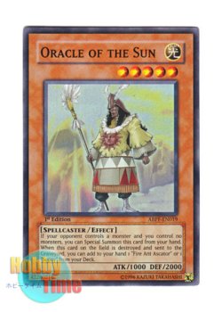 画像1: 英語版 ABPF-EN019 Oracle of the Sun 太陽の神官 (スーパーレア) 1st Edition
