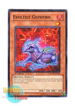 画像1: 英語版 PHSW-EN016 Evoltile Gephyro エヴォルド・ゲフィロス (ノーマル) 1st Edition