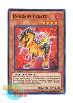 画像1: 英語版 PHSW-EN020 Evolsaur Cerato エヴォルダー・ケラト (ウルトラレア) 1st Edition