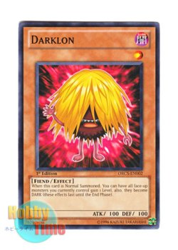 画像1: 英語版 ORCS-EN002 Darklon ダークロン (ノーマル) 1st Edition
