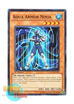 画像1: 英語版 ORCS-EN015 Aqua Armor Ninja 機甲忍者アクア (ノーマル) 1st Edition