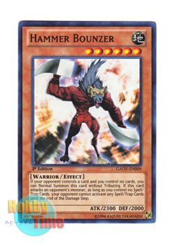 画像1: 英語版 GAOV-EN009 Hammer Bounzer ハンマーラッシュ・バウンサー (スーパーレア) 1st Edition