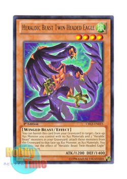 画像1: 英語版 CBLZ-EN015 Heraldic Beast Twin-Headed Eagle 紋章獣ツインヘッド・イーグル (レア) 1st Edition