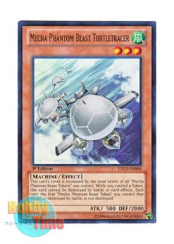 画像1: 英語版 LTGY-EN000 Mecha Phantom Beast Turtletracer 幻獣機タートレーサー (スーパーレア) 1st Edition
