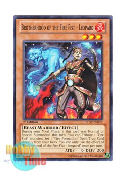 画像1: 英語版 LTGY-EN027 Brotherhood of the Fire Fist - Leopard 速炎星－タイヒョウ (ノーマル) 1st Edition