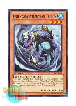 画像1: 英語版 LTGY-EN033 Legendary Atlantean Tridon 真海皇 トライドン (ノーマル) 1st Edition