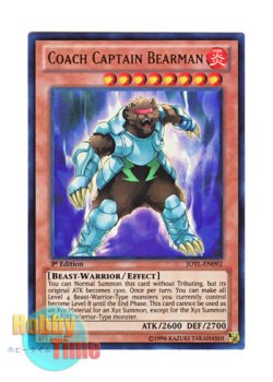 画像1: 英語版 JOTL-EN092 Coach Captain Bearman 熱血獣王ベアーマン (ウルトラレア) 1st Edition