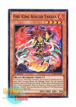 画像1: 英語版 JOTL-EN095 Fire King Avatar Yaksha 炎王獣 ヤクシャ (スーパーレア) 1st Edition