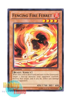 画像1: 英語版 JOTL-EN097 Fencing Fire Ferret 火舞太刀 (ノーマル) 1st Edition