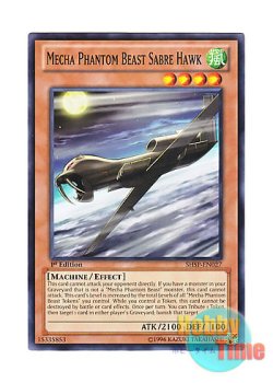 画像1: 英語版 SHSP-EN027 Mecha Phantom Beast Sabre Hawk 幻獣機サーバルホーク (ノーマル) 1st Edition