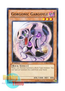画像1: 英語版 LVAL-EN012 Gorgonic Gargoyle ゴルゴニック・ガーゴイル (ノーマル) 1st Edition
