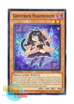 画像1: 英語版 LVAL-EN023 Ghostrick Nekomusume ゴーストリックの猫娘 (ノーマル) 1st Edition