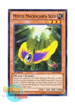 画像1: 英語版 LVAL-EN035 Mystic Macrocarpa Seed 幻妖種ミトラ (ノーマル) 1st Edition