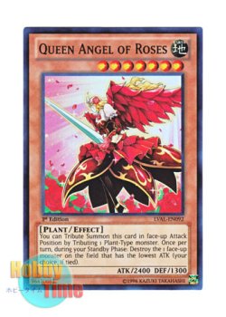画像1: 英語版 LVAL-EN092 Queen Angel of Roses 凛天使クイーン・オブ・ローズ (スーパーレア) 1st Edition