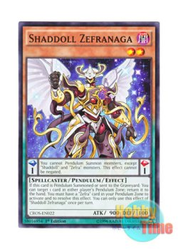 画像1: 英語版 CROS-EN022 Shaddoll Zefranaga イェシャドール－セフィラナーガ (ノーマル) 1st Edition