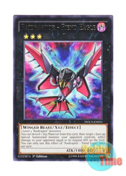 画像1: 英語版 DOCS-EN051 Raidraptor - Fiend Eagle RR－デビル・イーグル (レア) 1st Edition