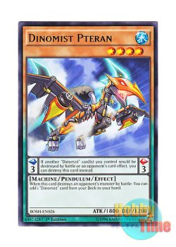 画像1: 英語版 BOSH-EN026 Dinomist Pteran ダイナミスト・プテラン (レア) 1st Edition
