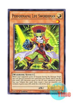 画像1: 英語版 TDIL-EN008 Performapal Life Swordsman EMライフ・ソードマン (ノーマル) 1st Edition