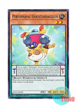 画像1: 英語版 RATE-EN002 Performapal Handstandaccoon EMリターンタンタン (ノーマル) 1st Edition
