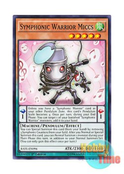 画像1: 英語版 RATE-EN096 Symphonic Warrior Miccs 音響戦士マイクス (ノーマル) 1st Edition