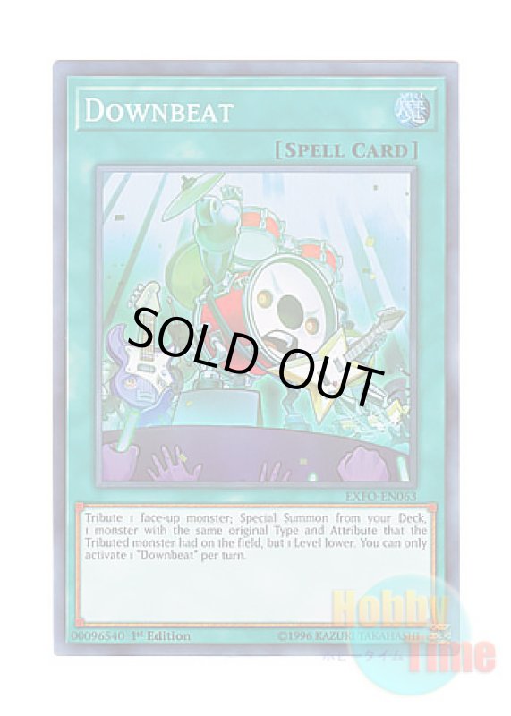 画像1: 英語版 EXFO-EN063 Downbeat ダウンビート (スーパーレア) 1st Edition (1)