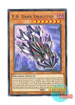画像1: 英語版 FLOD-EN087 F.A. Dark Dragster F.A.ダークネスマスター (レア) 1st Edition